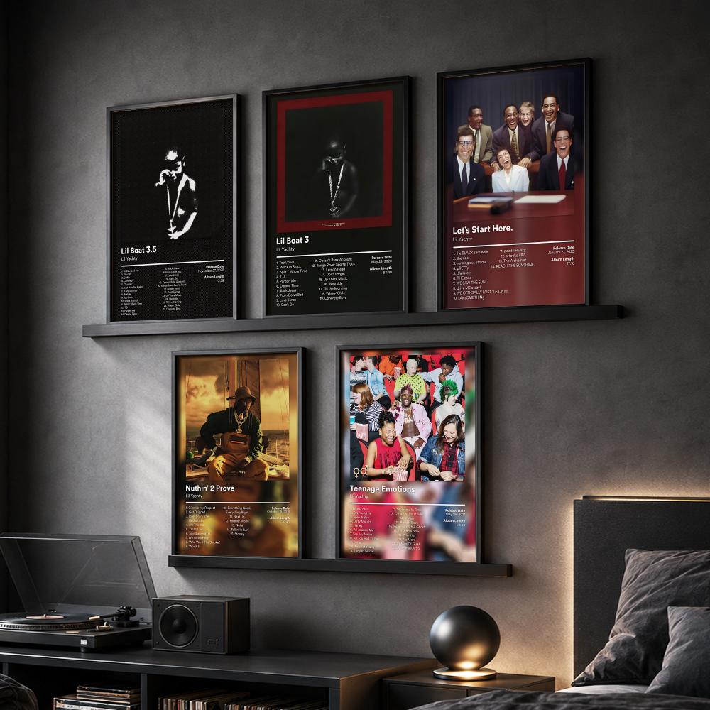 Interior Design Poster - Lil Y-Yachty 랩 앨범 그림 서예
