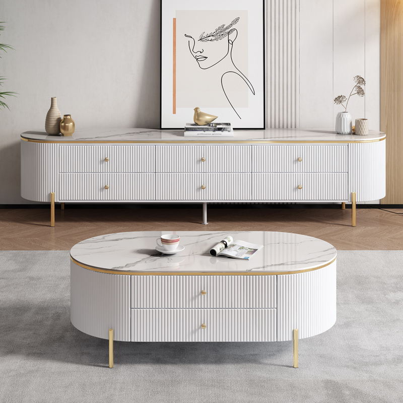 Interior Design Tv Room - 고급 모던 럭셔리 대리석 상판 원목