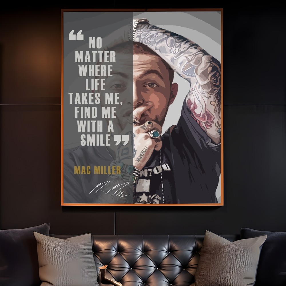 래퍼 M-Mac Miller 포스터 룸 장식 홈 인테리 - Interior Design Poster 리뷰 및 가격
