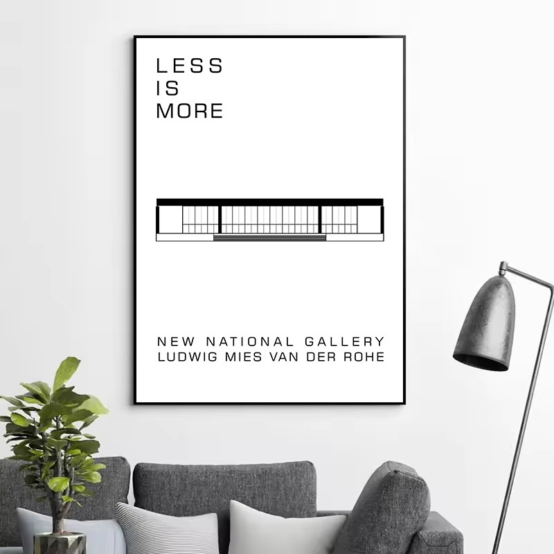 클래식 파른스워스 하우스 바우하우스 디자인 추상 건축  - Interior Design Of House 리뷰 및 가격