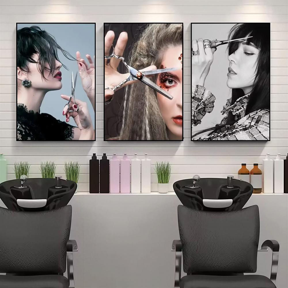 현대적인 헤어 살롱 HD 벽 예술 포스터 뷰티 장식 미 - Interior Design Hd 리뷰 및 가격