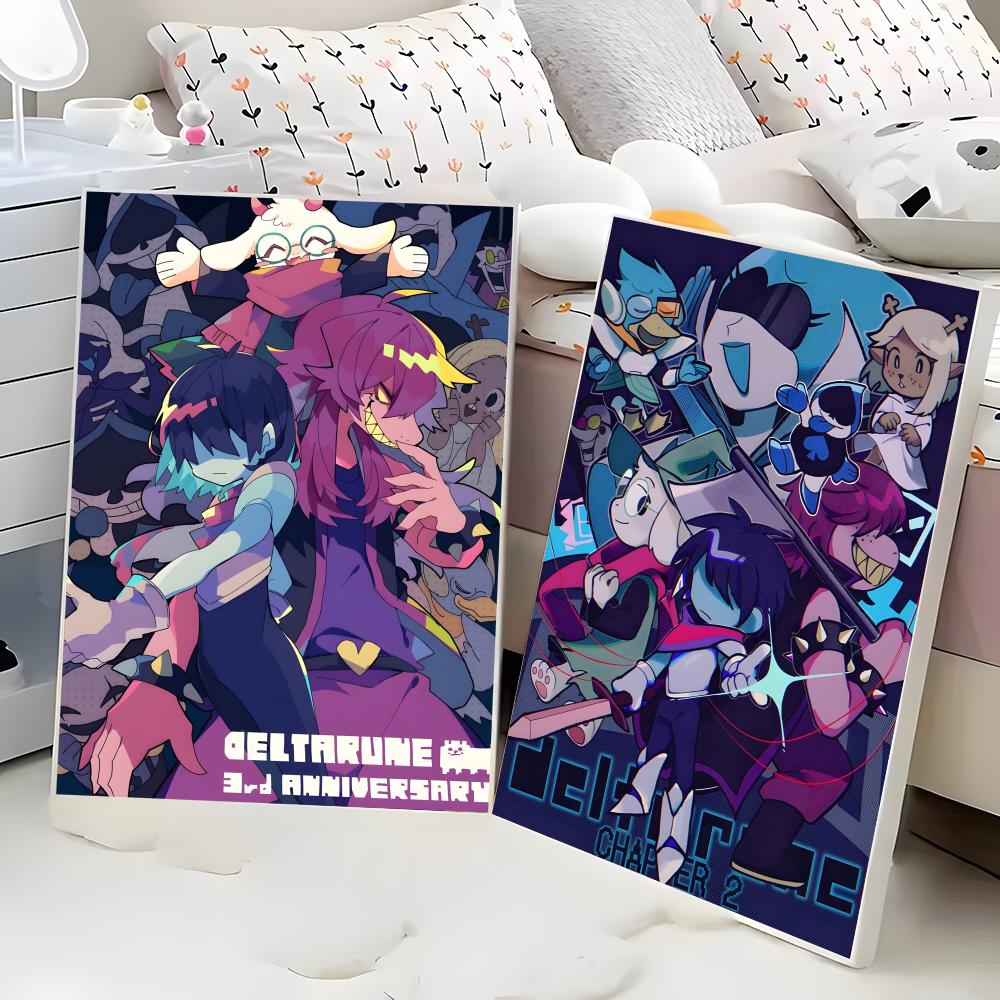 비디오 게임 D-Deltarune 그림 서예 내구성 그 - Interior Design Poster 리뷰 및 가격