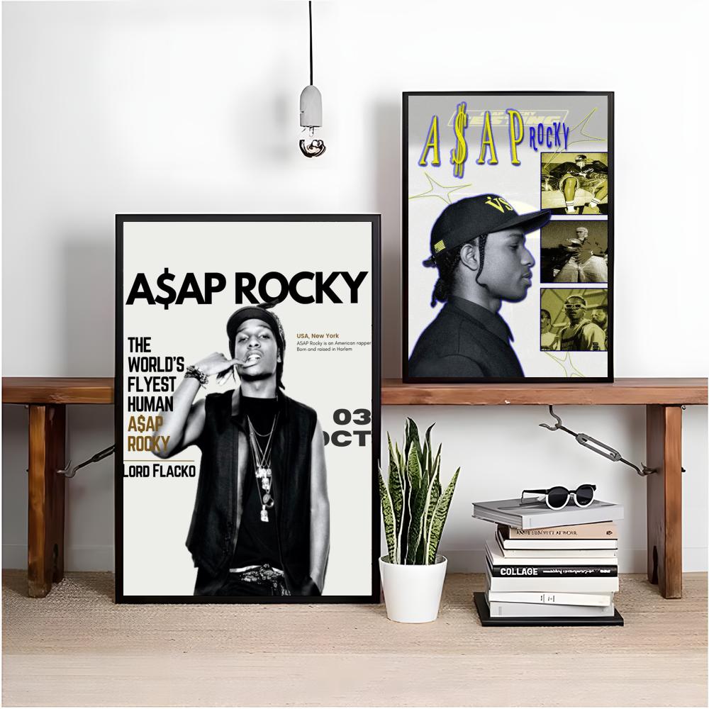 A-AP 록키 A-ASAP 랩 앨범 페인팅 캘리그래피  - Interior Design Poster 리뷰 및 가격