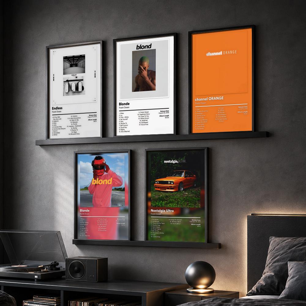 F-Frank Ocean 랩퍼 음악 그림 서예 캔버스  - Interior Design Poster 리뷰 및 가격